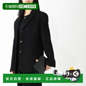 8246 日本直邮THE 夹克 黑色三粒扣单排扣女士夹克 ROW GLENN