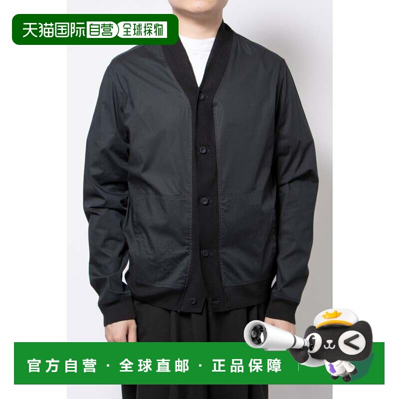 日本直邮EMPORIO ARMANI 阿玛尼黑色西装外套定制休闲风夹克