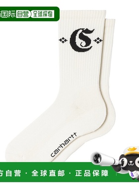 日本直邮Carhartt WIP Greatest Hits Socks 提花图案徽标休闲舒