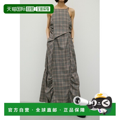 日本直邮STYLEMIXER 女装 褶皱抽褶吊带连衣裙长裙 500JAB330661