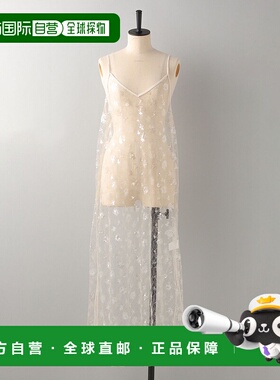 1h可退 日本直邮apart by lowrys 女士亮片刺绣吊带连衣裙 简洁大