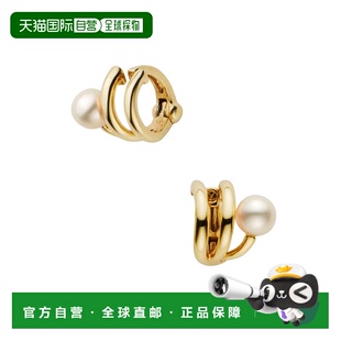 日潮跑腿vendome K10 淡水珍珠耳环 黄金 均码 KMJE0094PF耳夹