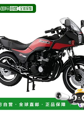 【日本直邮】青岛社 摩托车系列川崎Gpz400F 1984版1/12塑料模型