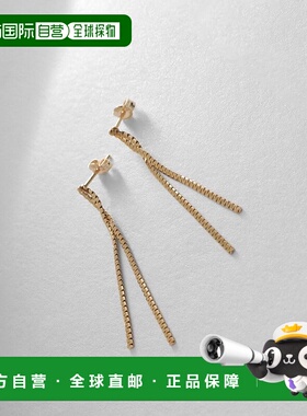 日潮跑腿COCOSHNIK K10 威尼斯扁平扭纹耳钉 405-76592