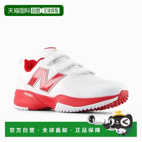 日本直邮New Balance 训练鞋 1000V1Turf 白色/红色 M10007B0-4E
