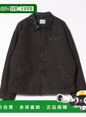 日本直邮SHORT ROUND 男装 宽松拉链丹宁夹克 SH25WN09M0001