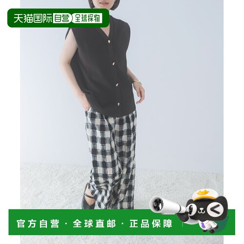 日本直邮URBAN RESEARCH ROSSO 女装 格纹提花直筒裤 RA263302043
