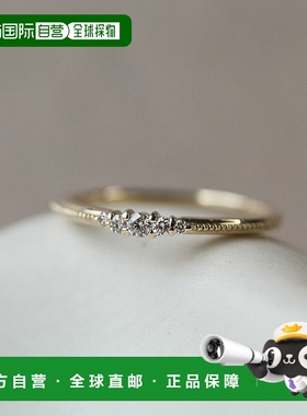1h可退 日本直邮cui-cui 钻石五石戒指 K10YG 759479