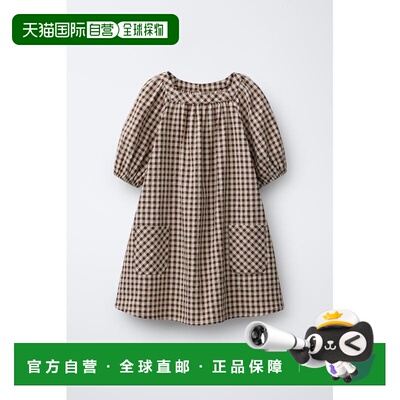 日本直邮Zara格纹连衣裙