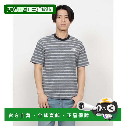 日本直邮The North Face 男款跑步短袖T恤 S/S Free Run Border C