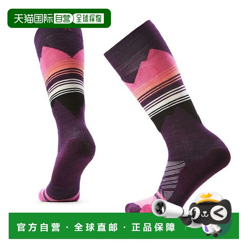 1h可退 日本直邮SMARTWOOL 男女同款 薄款滑雪袜 山形图案 足弓贴