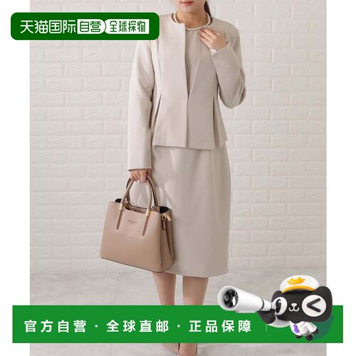 日本直邮Lace Ladies 连衣裙套装 米色外套