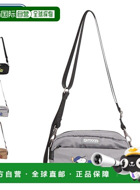 日本直邮outdoor products 单肩包男士女士轻便斜挎包拉链黑灰色