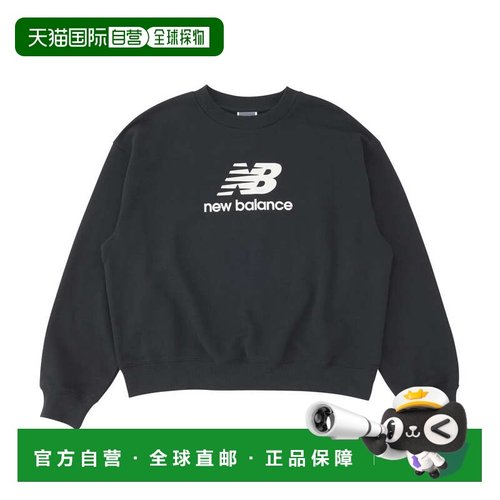 日本直邮New Balance 女士长袖抓绒法式针织圆领运动卫衣 25FW WT