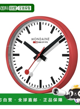 日本直邮MONDAINE 挂钟 A990.CLOCK.11SBC