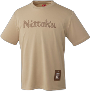 日本直邮Nittaku 圆点T恤乒乓球短袖T恤NX2015-65速干半袖