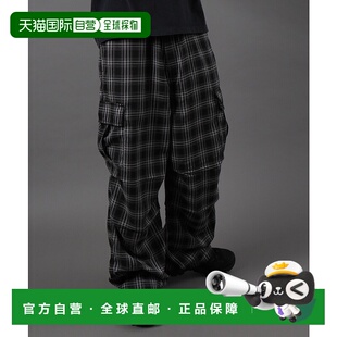 1h可退 日本直邮BEN DAVIS 男女同款 宽直筒工装裤 多口袋设计 雪