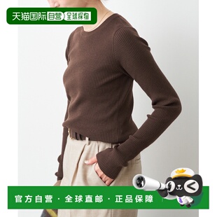 Span 女装 修身 1h可退 羊毛混纺 圆领 洗可针织 日本直邮Spick