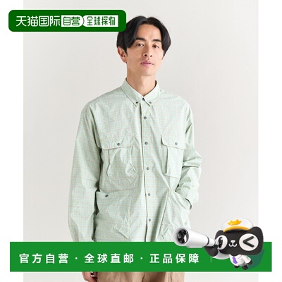 日本直邮NANGA 男女同款 迷你格纹户外衬衫 N26001I141A