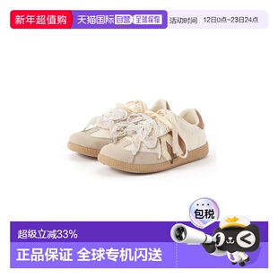 日本直邮日潮 GRL 带蝴蝶结 2Way拼接 侧边条纹板鞋运动鞋 ZR1376