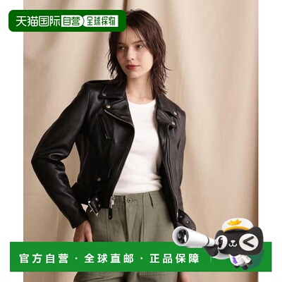 日本直邮官方授权 SCHOTT 218W女士《LAM》B ONESTAR RIDERS/羊毛