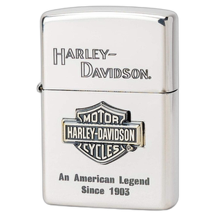 【日本直邮】Zippo芝宝 打火机 哈雷达维德森 日本限定款 银色 HD