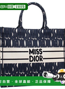 日本直邮Christian Dior 托特包 迪奥小姐 标志 蓝色 女士M1286ZE