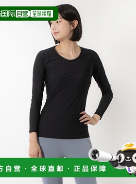 日本直邮TIGORA 女士冰感压缩长袖圆领健身打底衫 [TI1866EW18601