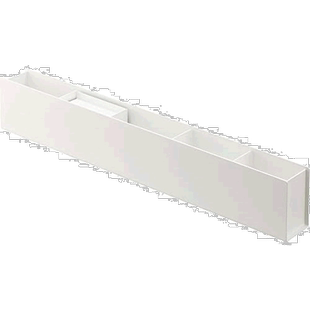 【日本直邮】Yamazaki山崎 书桌台收纳盒 细长型W50×D5×H8.2cm