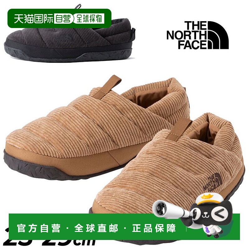 日本直邮The North Face 男士小样鞋 E 款羽绒防寒鞋 Nuptse Nupt