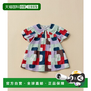 日本直邮Sea 4～8岁 New 儿童拼布设计连衣裙 552 York 1h可退