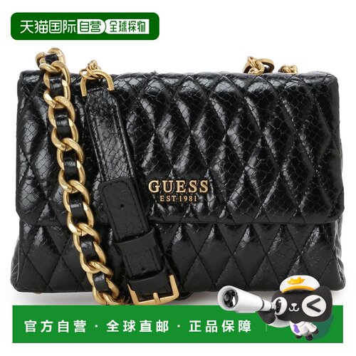 日本直邮GUESS QK877620 DEMA 多功能敞篷斜挎包 (BLA)女包单肩包