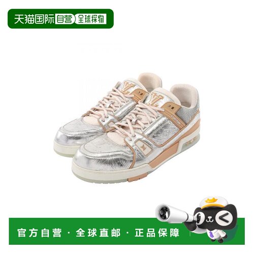 日本直邮中古vintage二奢LouisVuitton路易威登男A级95新牛皮鞋银