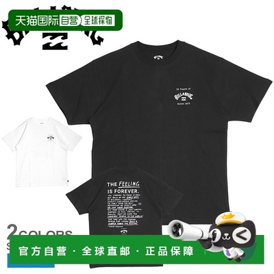 日本直邮 BILLABONG FEELING IS FOREVER T恤男式白色 BE011210 T