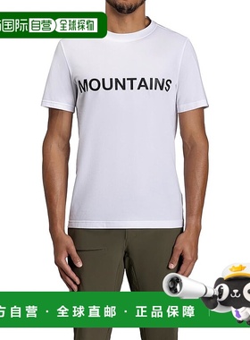 【日本直邮】猛犸象QD标志印花T恤 亚洲版1017-02012 白色 PRT5