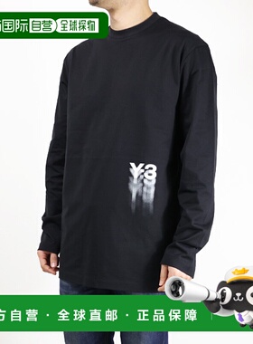 日本直邮 Y-3 Y-3 图形上衣 T恤 T 长 T 棉质简约运动男士 IZ3122