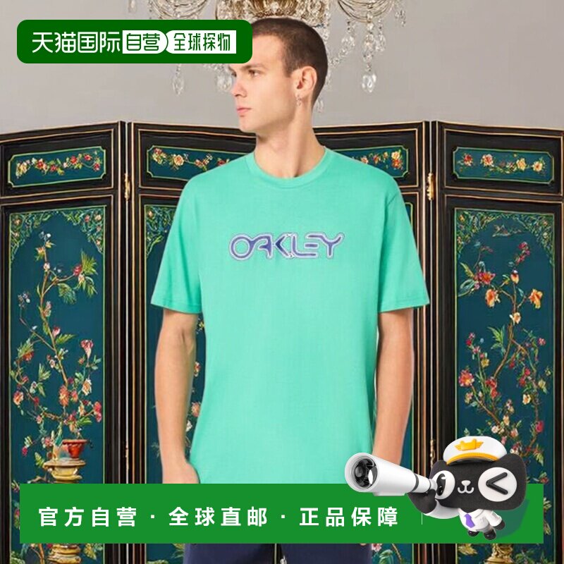 日本直邮OAKLEY MTL B1B 半袖T恤 FOA405483-7GR 男士T恤男装户外
