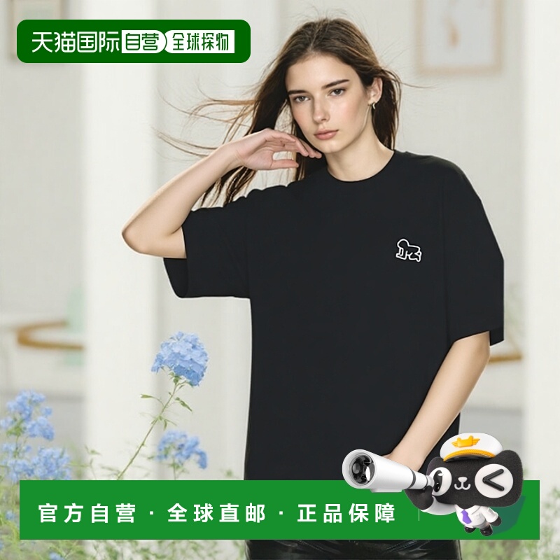 日潮跑腿UNIQLO优衣库 Keith Haring UT 宽松版型短袖T恤 09 BLAC