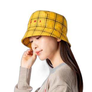 日本直邮Marni MARNI CLZC0110S0 UTWA04 帽子男士水桶帽帽子标志