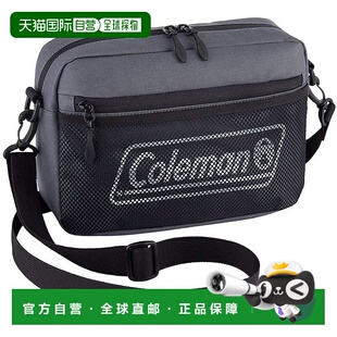 【日本直邮】Coleman科勒曼 单肩小包 灰/黑 2000037792斜挎包