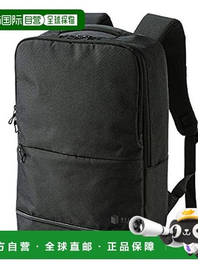 【日本直邮】SANWA SUPPLY背包15.6英寸宽电脑收纳休闲灰色BAG-BP