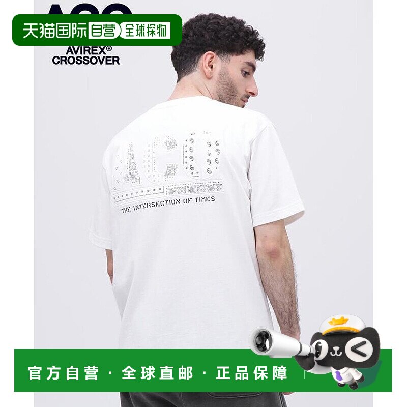 日本直邮AVIREX CROSSOVER 牛仔口袋T恤 [AV1129EM020106]运动