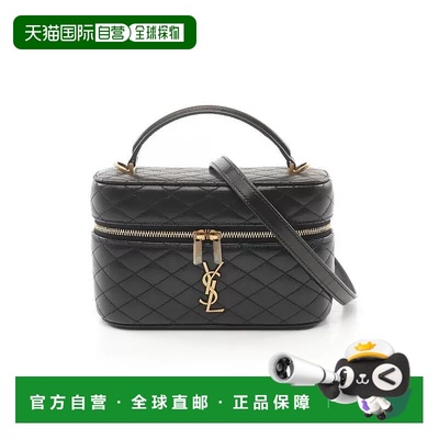 日本直邮中古YSL圣罗兰女包S级99新Shoulder bag肩包羊皮斜挎包黑