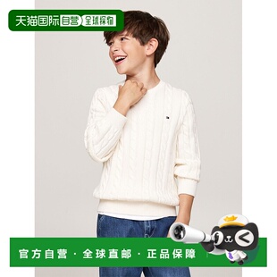 日本直邮Tommy Hilfiger毛衣 针织圆领时尚长袖 中小童