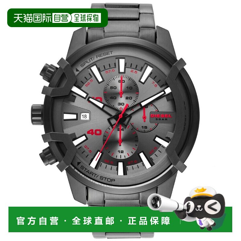日本直邮Diesel 男士计时不锈钢手表 DZ4586