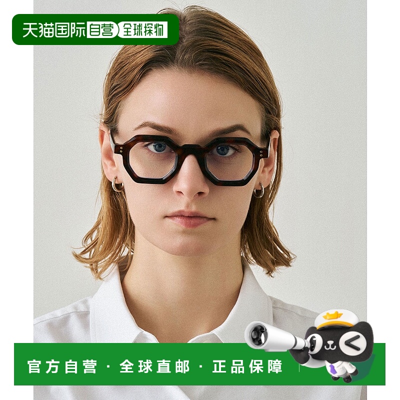 1h可退 日本直邮NUEF 女士 复古大气方框 TR90 轻盈太阳镜 AWA52W