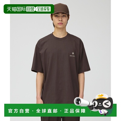 日本直邮Snow Peak 男女同款 软棉宽松Logo短袖T恤 100268TS08