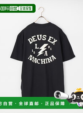 日本直邮DEUS EX MACHINA 男士 纯棉混纺短袖T恤 CHINOOK系列 胸