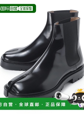 日本直邮Maison Margiela Tabi County 切尔西靴黑色男士加大码可