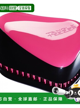 【日本直邮】Tangle Teezer 小巧便携顺发按摩梳 粉色＆黑色